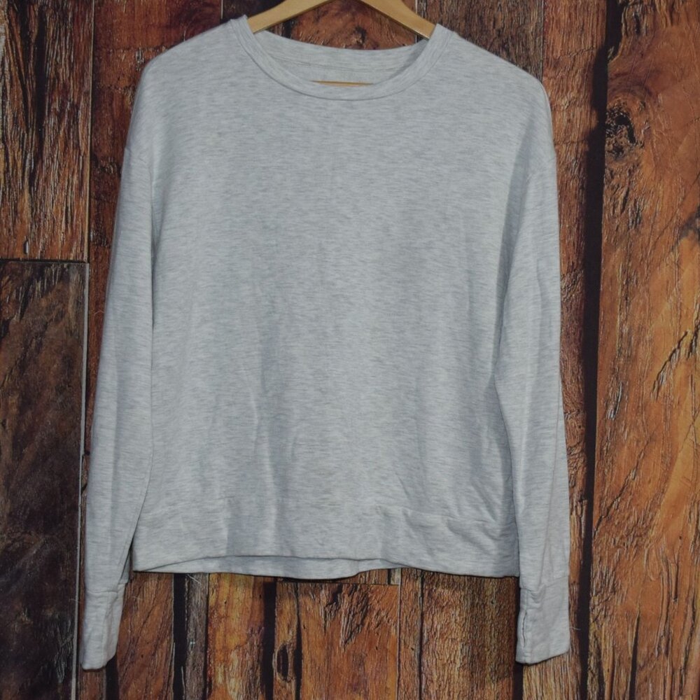 AE OFFLINE by Aerie Women's XS OTT Fleece Side Pocket Oversized Crew Sweatshirt